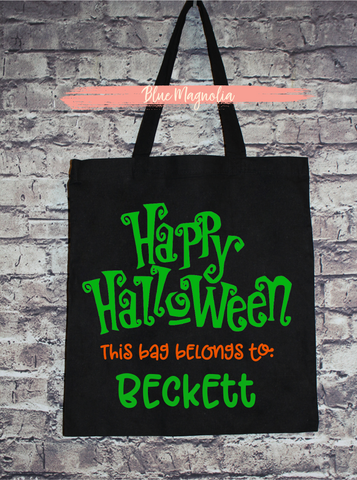 Happy Halloween Candy Bag