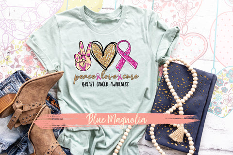 Peace Love Cure - Breast Cancer