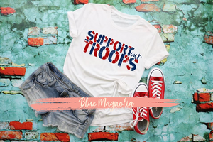 Support Our Troops - Color Print